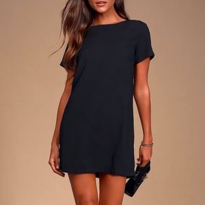 Lulu’s Shift and Shout black dress